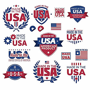 Made in USA logo's