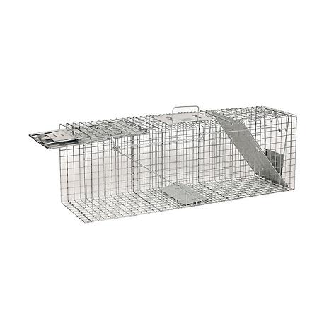 Live trap with 2 doors - Box trap 64cm